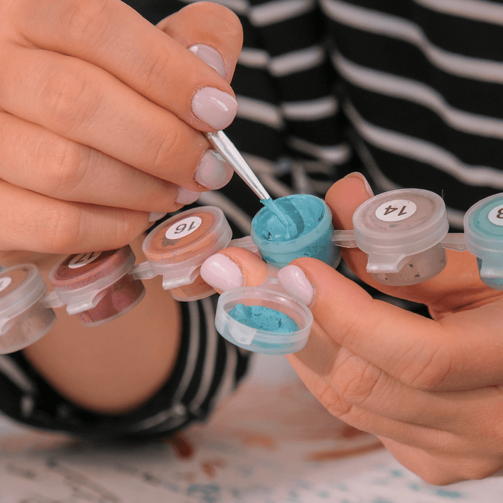 Malowanie po numerach – Twój własny pies (z ramą)